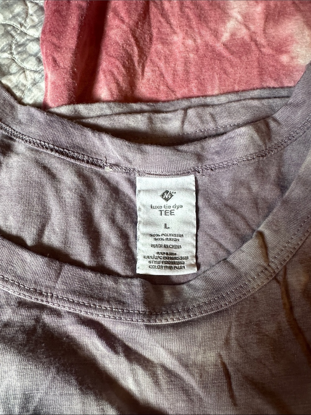 Tie-Dye Crewneck Tee Bundle - Pink & Lavender - Picture 2 of 2